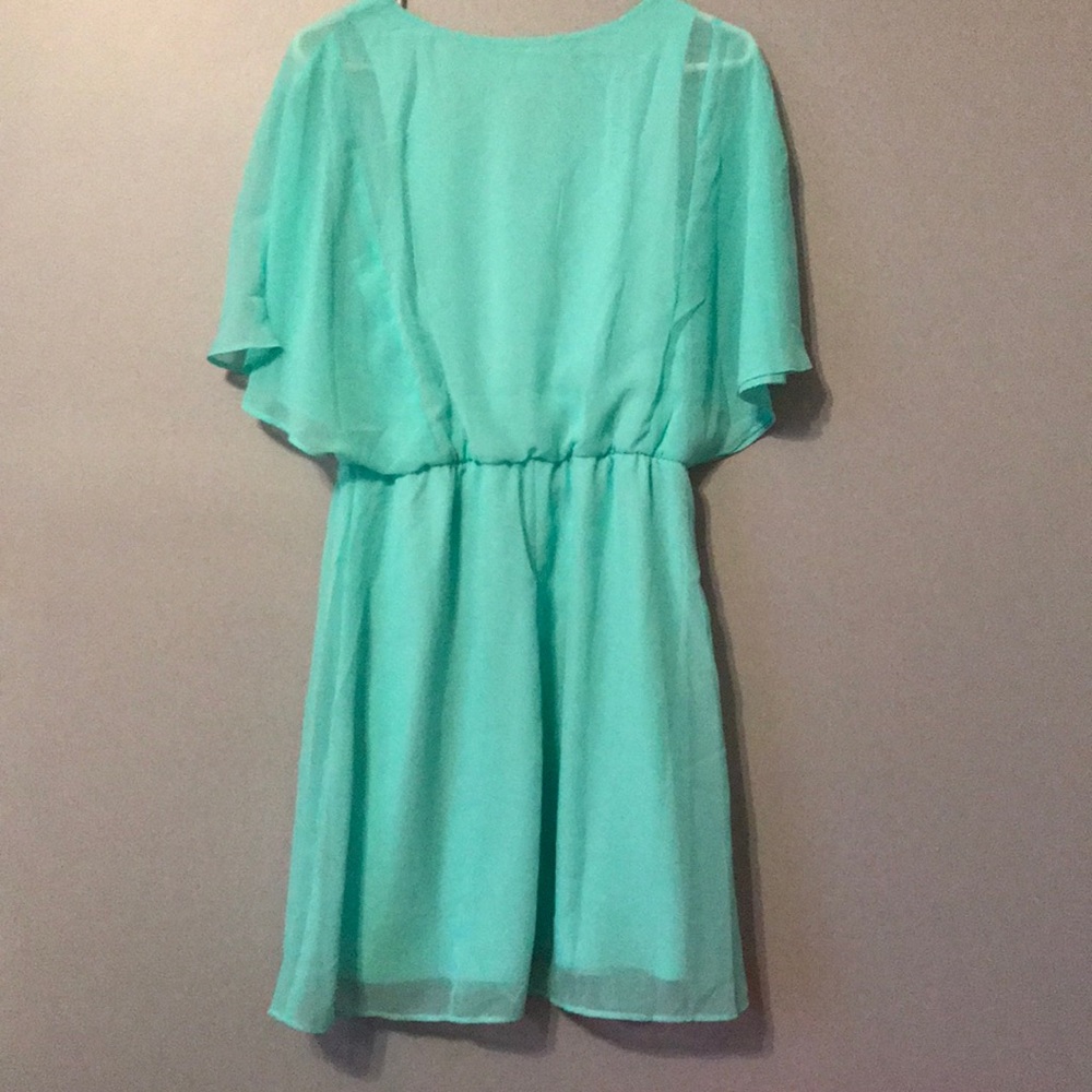 Charming Charlie teal dress - Picture 6 of 6